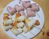 魚肉ソーセージとちくわのハート♡フライ作り方7写真