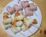 魚肉ソーセージとちくわのハート♡フライ作り方7写真