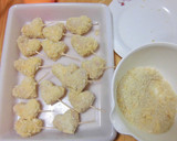 魚肉ソーセージとちくわのハート♡フライ作り方9写真