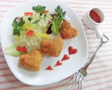 魚肉ソーセージとちくわのハート♡フライ作り方13写真