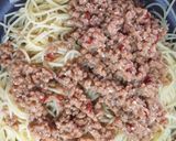 台湾ミンチの冷たいパスタ(大豆ミート)作り方4写真