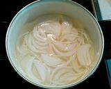 ♦新玉ねぎ&絹さやのお味噌汁♦作り方3写真