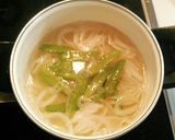♦新玉ねぎ&絹さやのお味噌汁♦作り方4写真