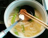 ♦新玉ねぎ&絹さやのお味噌汁♦作り方5写真