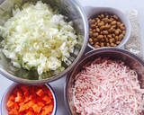 〈犬用〉犬ごはん(鶏肉と野菜のスープ煮)作り方1写真
