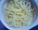 冬の焼きパスタ☆ほうれん草クリームソース作り方3写真