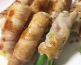簡単おつまみ☆野菜の肉クルクル巻き作り方5写真