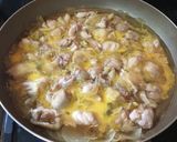やわらか卵の親子丼。作り方5写真
