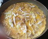 やわらか卵の親子丼。作り方7写真