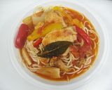 鶏肉のトマトスパゲッティーラタトゥイユ風作り方7写真