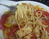 鶏肉のトマトスパゲッティーラタトゥイユ風作り方8写真