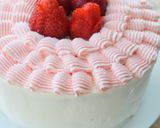 母の日におススメ❀いちごの花ケーキ❀作り方11写真