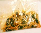 揉むだけ♪簡単ほうれん草ともやしのナムル作り方3写真