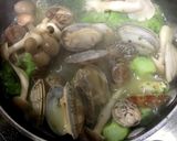 あさりとエビの簡単アヒージョ作り方4写真