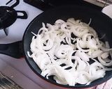 簡単美味！新玉ねぎと卵のソース炒め作り方1写真