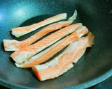 フライパンで簡単さけハラス焼き♥作り方1写真