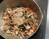 蒸し器 山菜おこわ作り方4写真