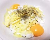 簡単うまフワ☆チーズはんぺんオムレツ♪作り方2写真