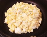 簡単うまフワ☆チーズはんぺんオムレツ♪作り方3写真