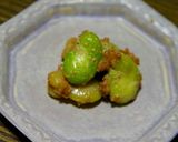 春のお弁当に＊そら豆のくるみ和え作り方10写真