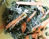 人参の葉のかき揚げ (小麦粉と水だけ)作り方5写真