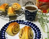 かもめ食堂風シナモンロール風ココアロール作り方17写真