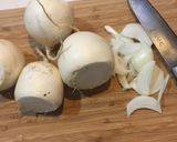 旬を食卓へ かぶのポタージュ作り方1写真