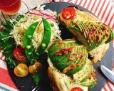 アボカドのせキーマカレーチーズトースト作り方17写真