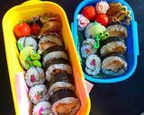 我が家の一番人気！唐揚げ海苔巻き作り方3写真