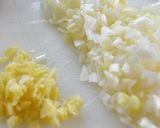 筍入り肉味噌でレタスご飯♪作り方1写真