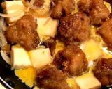 リメイク☆お弁当☆鶏肉の唐揚げ丼作り方4写真