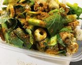 ちくわと小松菜のスパイシーカレー風。作り方3写真