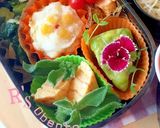 ビーフン弁当†アスパラ十字架†作り方3写真