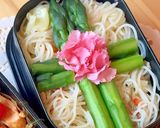 ビーフン弁当†アスパラ十字架†作り方5写真