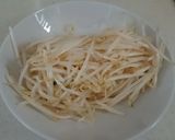 レンジ＆洗い物1個☆節約もやしオムレツ作り方1写真