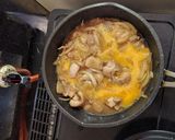 フライパンでほわほわ親子丼☆親子煮作り方7写真