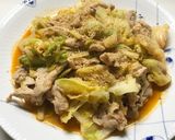 春キャベツ☆豚肉と春キャベツの坦々炒め☆作り方5写真