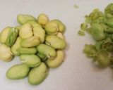 春の定番　おたふく豆＆そら豆のフライ作り方1写真