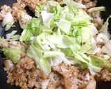 超楽々 そば無しそばめし、レタスのみ〜。作り方3写真