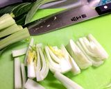 ちんげん菜とさつま揚げの煮物作り方2写真