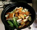 ちんげん菜とさつま揚げの煮物作り方3写真