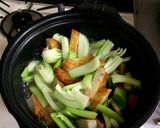 ちんげん菜とさつま揚げの煮物作り方4写真