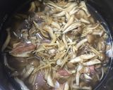 キノコと鶏肉の生姜が効いてる炊き込みご飯作り方4写真
