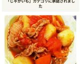 トマト缶で!レンジ時短!トマト肉じゃが作り方11写真