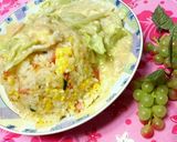 ✿簡単♪❀レタス海鮮✿あんかけチャーハン作り方8写真