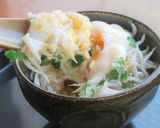 【 木の芽の香りがふわっ！しらす温玉丼】作り方1写真
