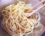 トマトとバジルの冷製パスタ作り方4写真
