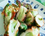 かんたん☆きゅうり入り磯辺揚げ焼き作り方5写真