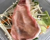 レンジで簡単★豚肉だんだん蒸し作り方2写真