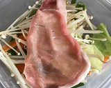 レンジで簡単★豚肉だんだん蒸し作り方2写真
